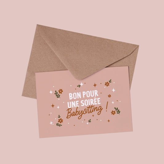 Bon pour une soirée babysitting