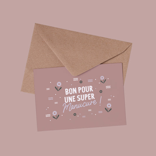 Bon pour une super manucure