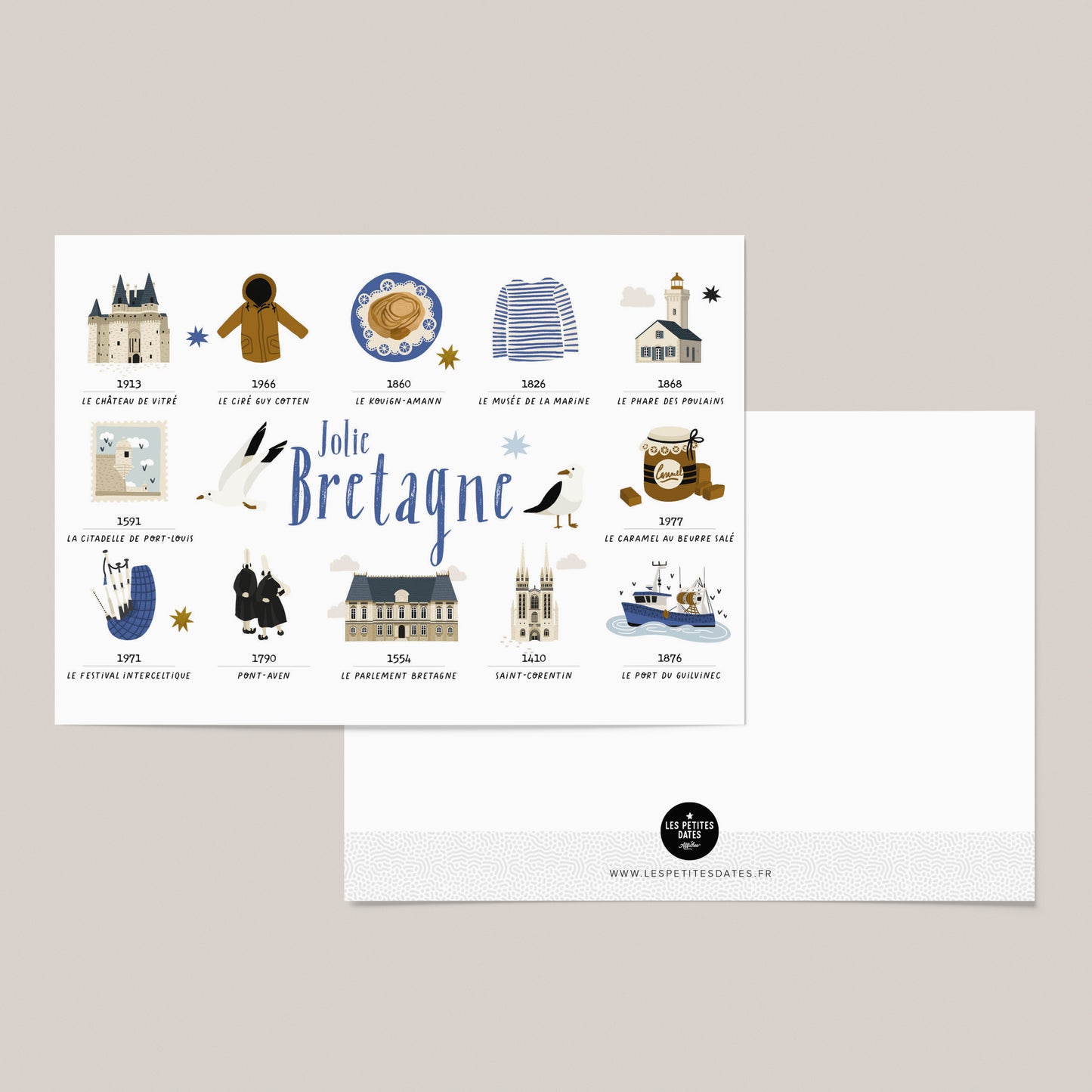 Carte - Jolie Bretagne