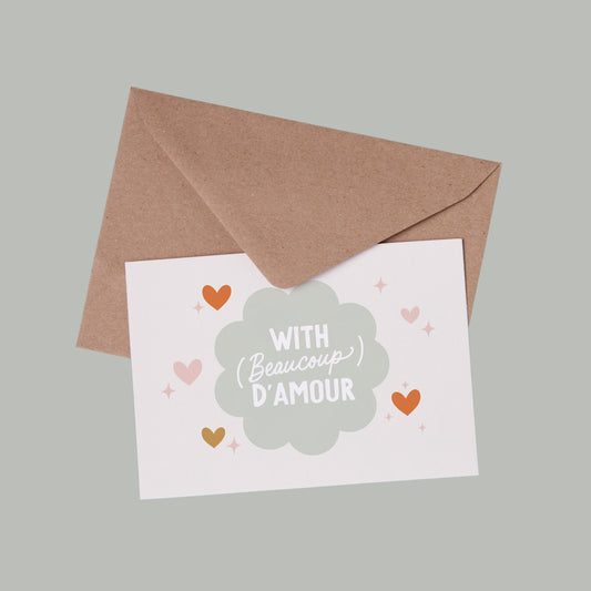 Carte - With beaucoup d'amour