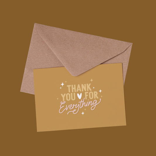 Carte - Thank you for everything