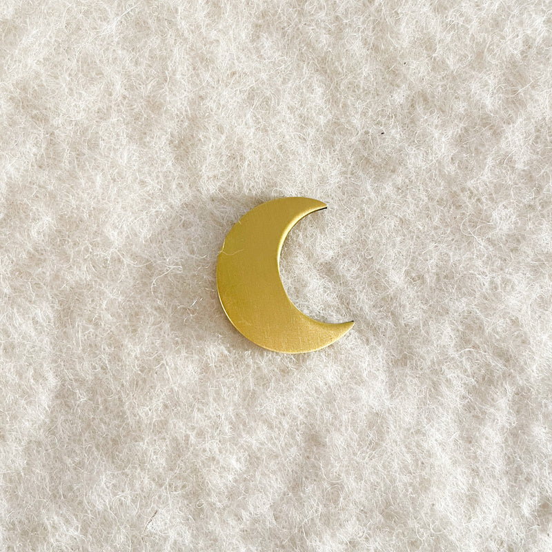 Aimant mural - mini lune dorée-zoom-