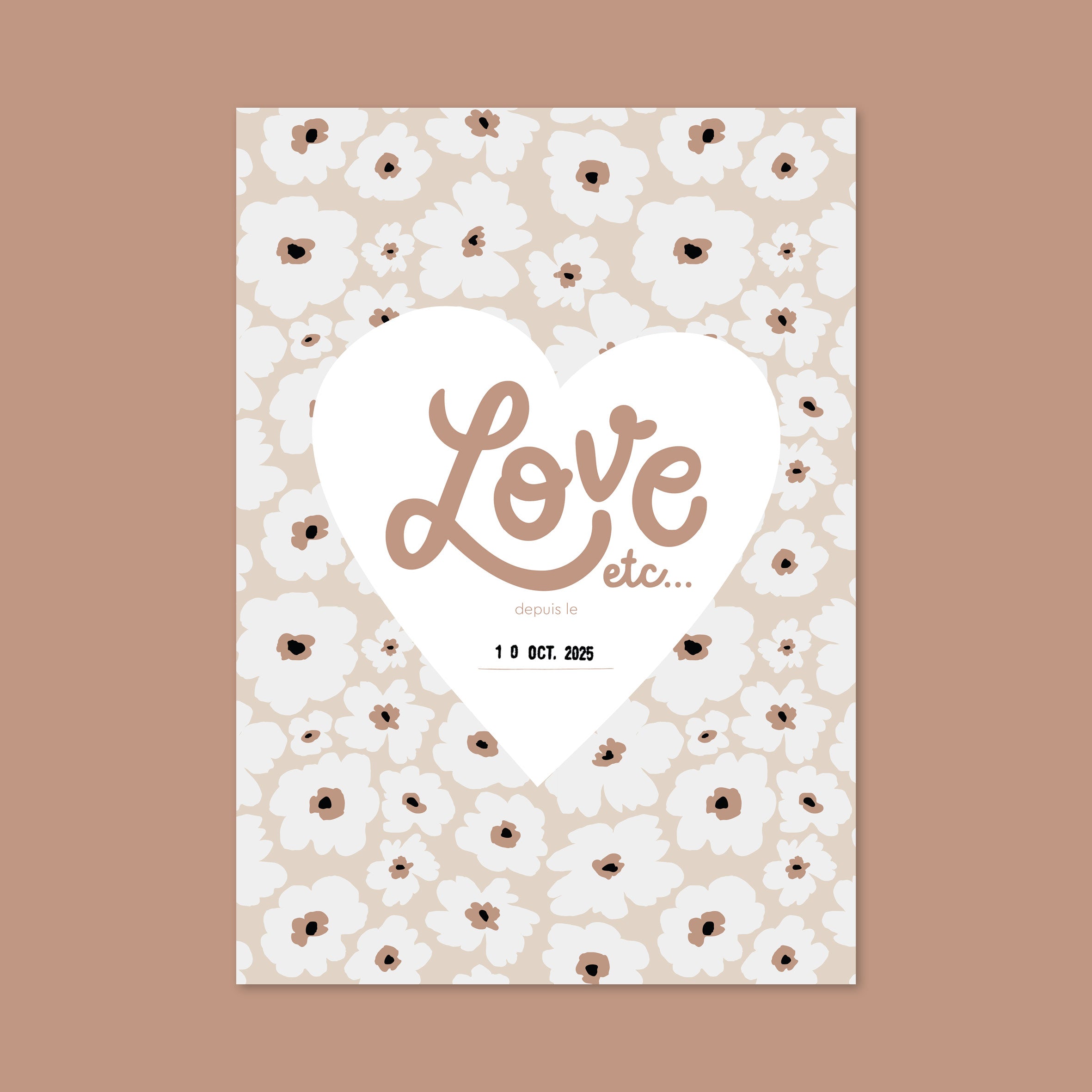 Affiche Love etc... Fleurs-zoom-1