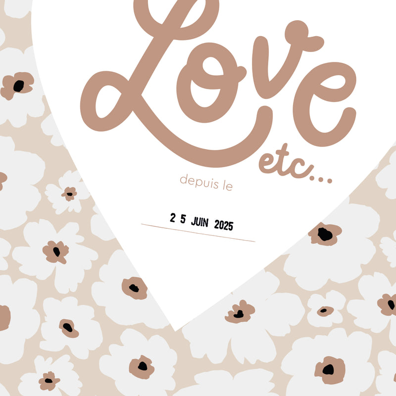 Affiche Love etc... Fleurs-zoom-