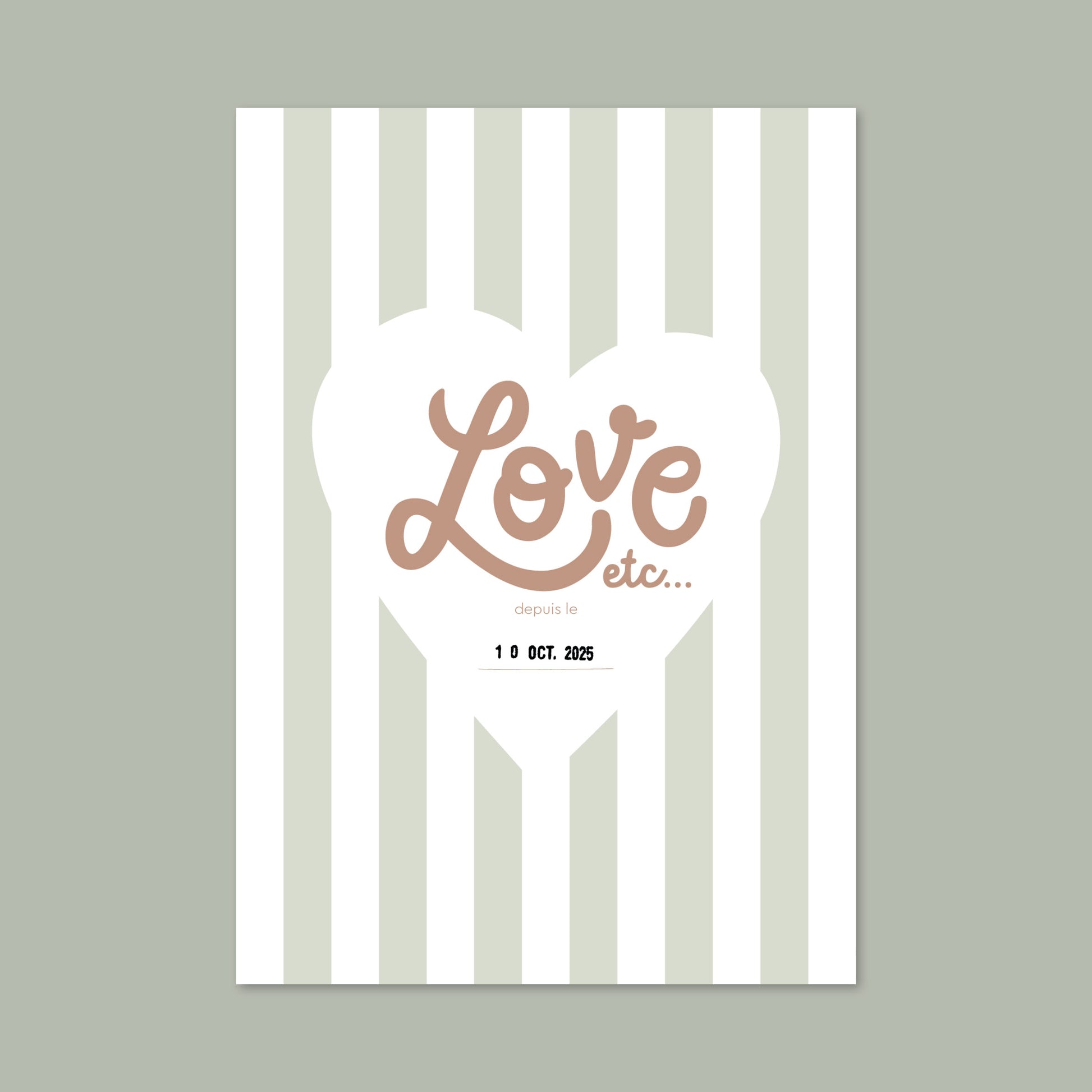Affiche Love etc... Rayures-1