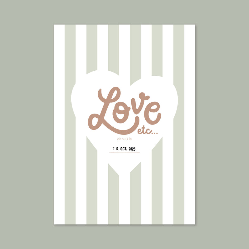 Affiche Love etc... Rayures-zoom-
