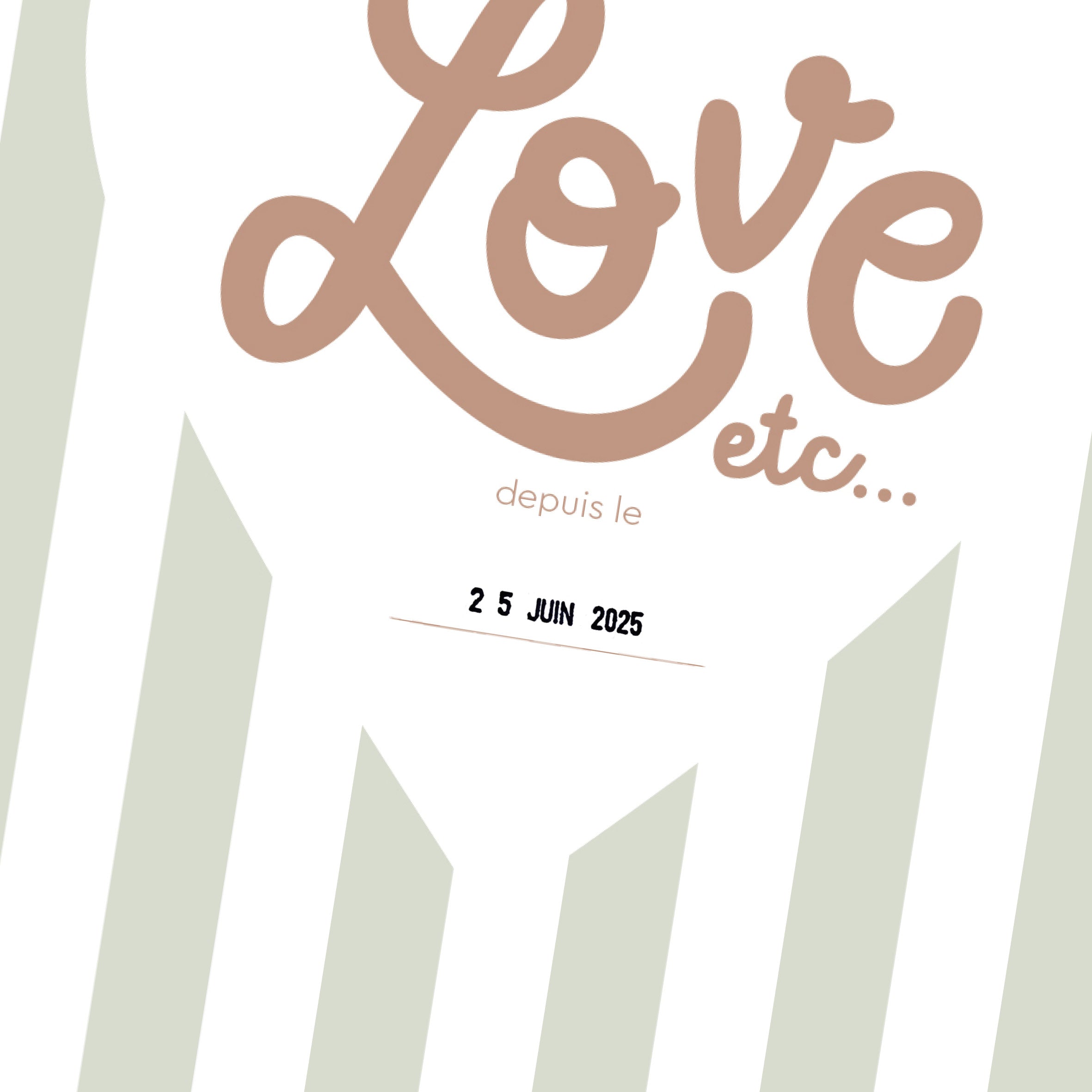Affiche Love etc... Rayures-zoom-2