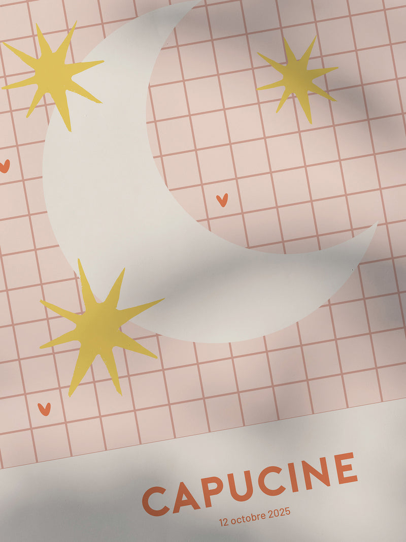 Affiche prénom - Moon-zoom-