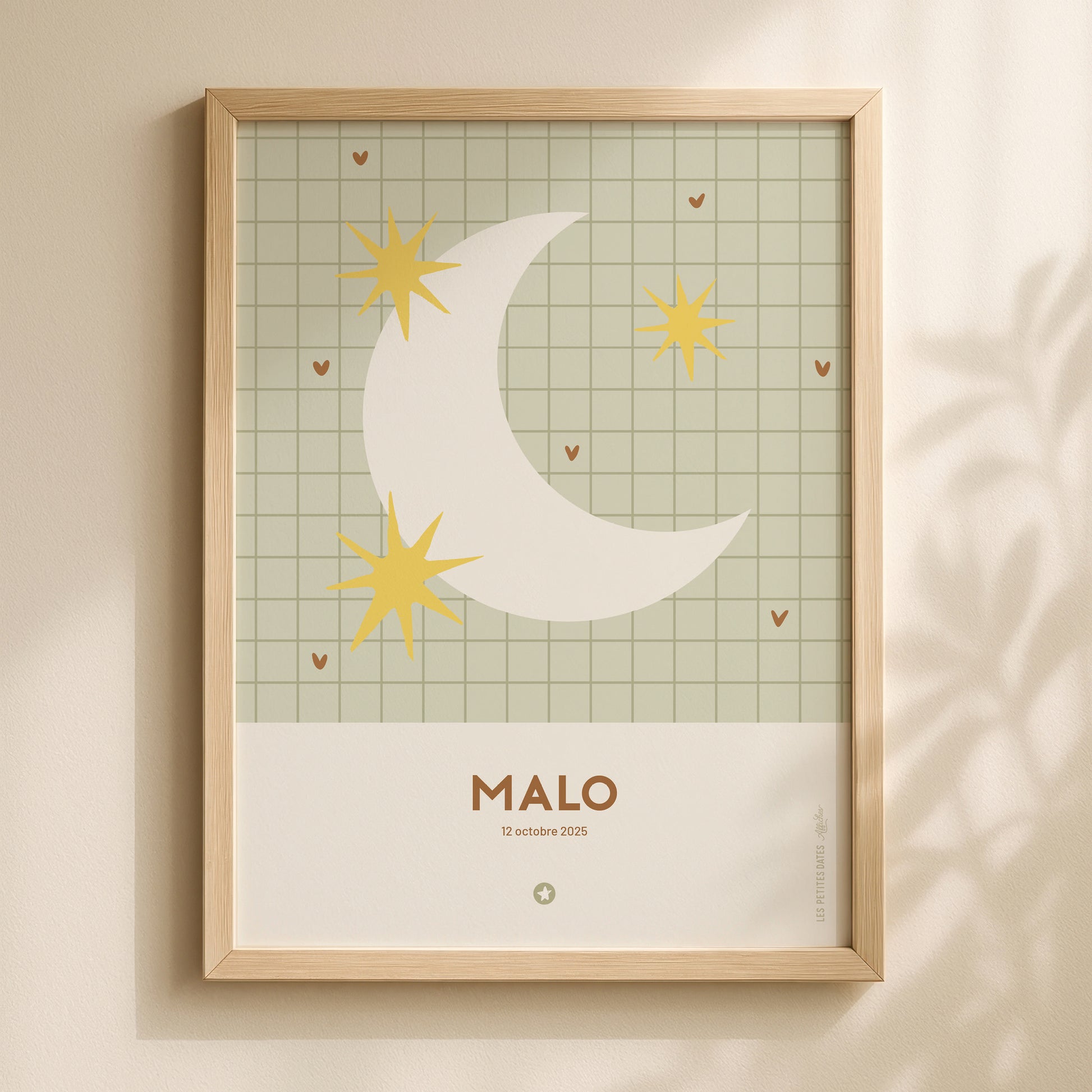 Affiche prénom - Moon-4