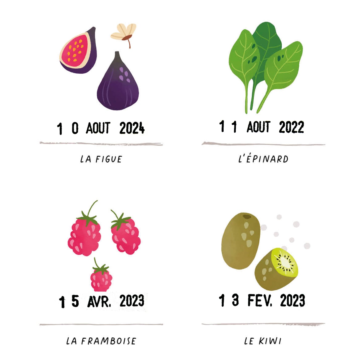 Mes premiers fruits et légumes